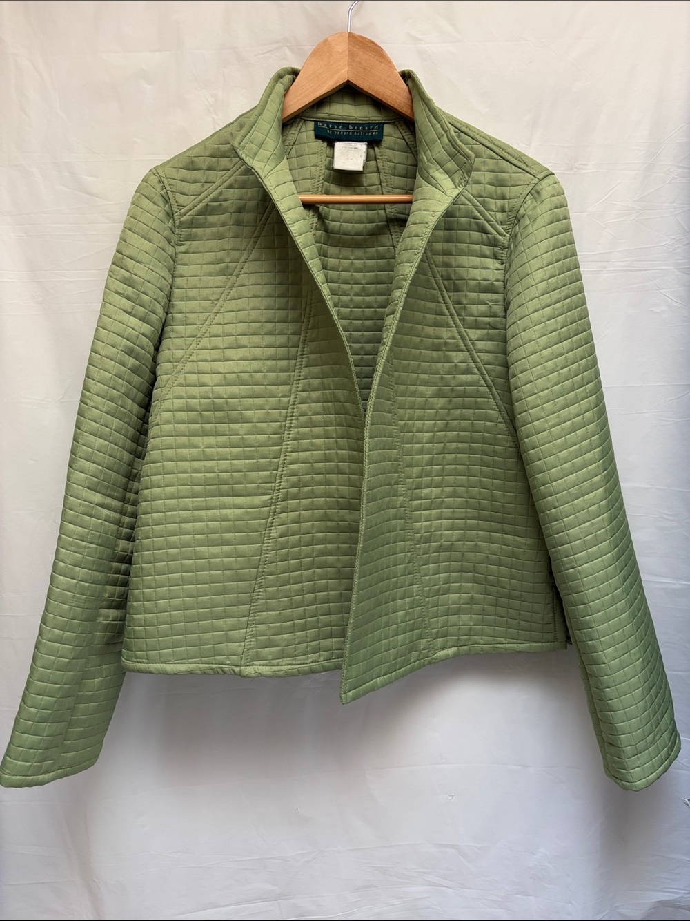 Harvé Benard - Quilted lightweight Jacket in Light Green
